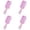 Pink 4PCS, variant on Curl Hair Brush Curly Hair Brush For Combing | Mesh Stylish Comb For Curly Hair | Detangler Hait Brush | Flexible Curly Hair Brush For Curly Wet Dry And All Hair Types Ideal F, 21X7.5CM, Pink 1PCS