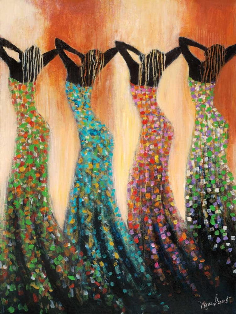 Monica Stewart Stretched Canvas Art Dance of the Summer Solstice Large 22 x 28... by Image Conscious