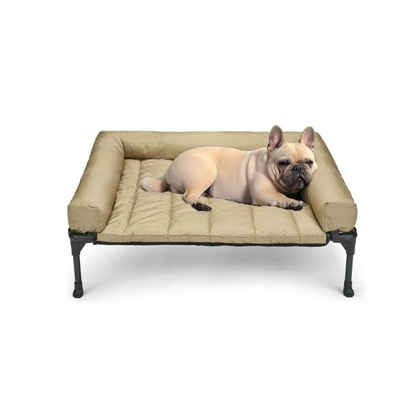 Cama para perros Veehoo Cooling Elevated con cojín impermeable de 81 x 64 cm