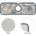 thumbnail image 5 of SKYSONIC Faucet Absorbent Mat 2 Pcs Marbling Pattern Kitchen Faucet Splash Catcher Washable Counter Drying Pads Behind Faucet for Kitchen Bathroom, 5 of 7