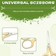 thumbnail image 3 of FACEGA 4Pcs Scissors All Purpose,Plum Blossom Relief 5" Mini Scissors,Pointed Embroidery Scissors,Multcolor3, 3 of 7