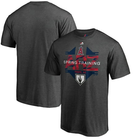 Los Angeles Angels Majestic 2019 Spring Training Cactus League Winner T-Shirt - Heather (Best Facial In Los Angeles 2019)