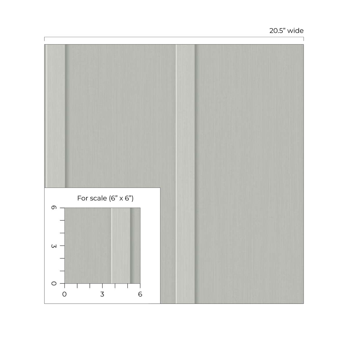 NextWall Harbor Grey Faux Board & Batten Peel and Stick Wallpaper