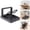 C, variant on Kitchen Pot Lid Storage Rack With Tray, Multifunctional Lid Holder and Spoon Rest, Countertop Organizer Stand, White Plastic