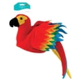 thumbnail image 4 of 6 Pack Beistle Luau Party Plush Parrot Hat, 4 of 9