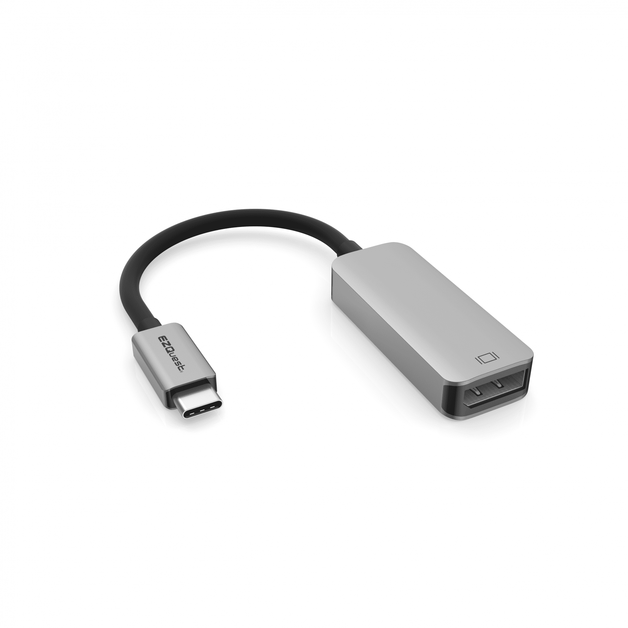 EZQuest Mini DisplayPort to HDMI 4K 60Hz Cable with Anodized Aluminum Sleeves 2.2 Meter 