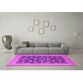 thumbnail image 3 of Ahgly Company Indoor Rectangle Oriental Pink Industrial Area Rugs, 2' x 4', 3 of 4