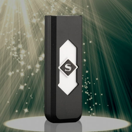 Flameless Cigarette AngelCity Electronic Cigarette Lighters Flameless Smoking Accessories Windproof Nice Gift Smokeless USB Charging Lighter ()