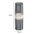 thumbnail image 4 of Vaso para enjuague bucal, ligero, para viajes de negocios y hoteles. Negro transparente, 4 of 9
