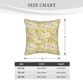 thumbnail image 2 of KLL Cute Sunflower Decorative Throw Pillow Covers Velvet Soft for Couch Sofa Bedroom Living Room Outdoor (No pillow core)- 16"x16", 2 of 5