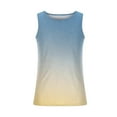 thumbnail image 7 of WRKEKC Athletic Tank Tops for Men Gradient Color Fitted Racerback Sleeveless Gym Tee with Wide Shoulders for Workouts, 7 of 7