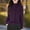 Dark Purple, variant on Cardigan Sweaters for Women Long Sleeve Knit Crew Neck Button Down Light Sweaters for Women Open Front Dark Purple Layering Top Women Fall Clothes