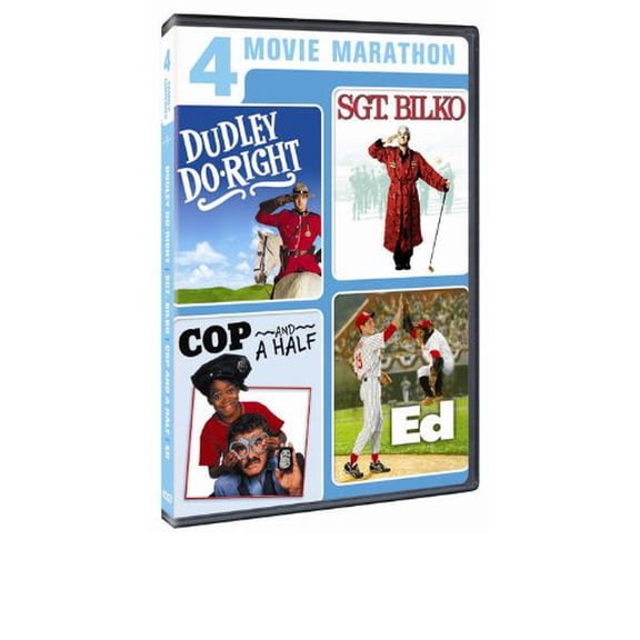 Pre-Owned Dudley Do Right / SGT. Bilko / Cop A and Half / Ed (4-Movie Marathon)