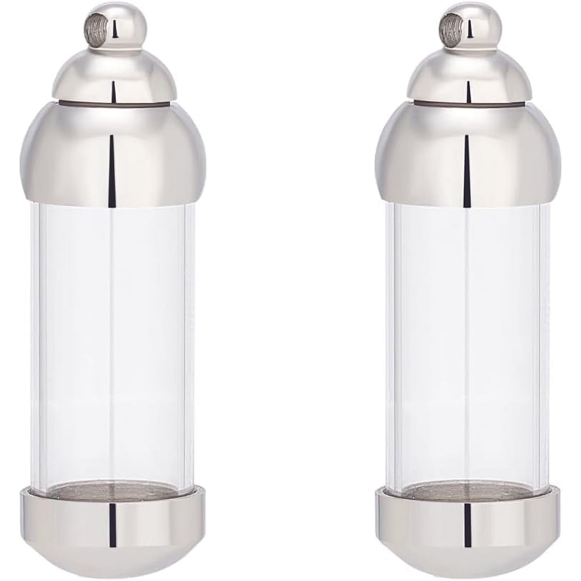 2pcs 304 Stainless Steel Glass Bottle Pendants Openable Twist Off Vial Tube Pendants Clear Column Ash Necklace Keepsake Memorial Pendants Jewelry for Men Women