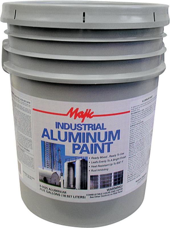 Majic Paints 800255 5 Gallon Industrial Aluminum Paint