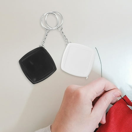Masteelf  2 Pcs Pocket Tape Measure Retractable Mini Keychain Small Compact Measuring
