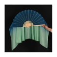 thumbnail image 2 of 1 par de velos para abanicos de danza clásica para adultos, 100 % seda auténtica, accesorios de actuación para bailarinas, fluidos, teñidos a mano, plegables, 2 of 5