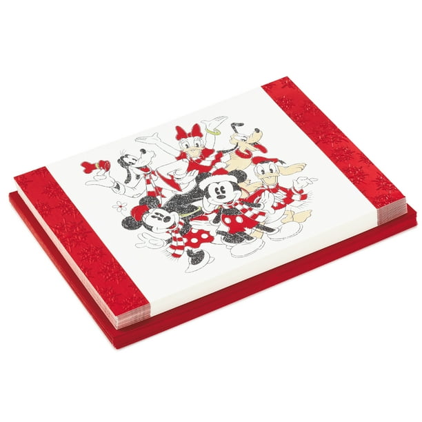 Hallmark Disney Boxed Christmas Cards, Mickey Mouse and Friends (16