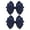 Navy Blue, variant on Glitter Navy Blue Ribbon Hair Bows for Girls 2pcs 4in Sparkly Sequin Cheer Bow Alligator Clips for Teens Toddler Kids School Uniform Dance Wedding Dress Accessory Birthday Gift Navy Blue