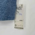 thumbnail image 4 of Zella Girl Kids Cross Back Ruched Lola Soft Bra Tank Blue Coronet Sze XS 5/6 NWT, 4 of 5