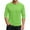 Green, variant on DPTALR Men's Casual Fashion,Solid Color,Stand Collar Button Pullover 3/4-Sleeve Shirt,Orange,Big and Tall Men M