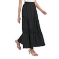 thumbnail image 2 of EFINNY Women's Cutout Polka Dot Long Skirt Dress Elastic Waist Long Length Skirts, 2 of 7