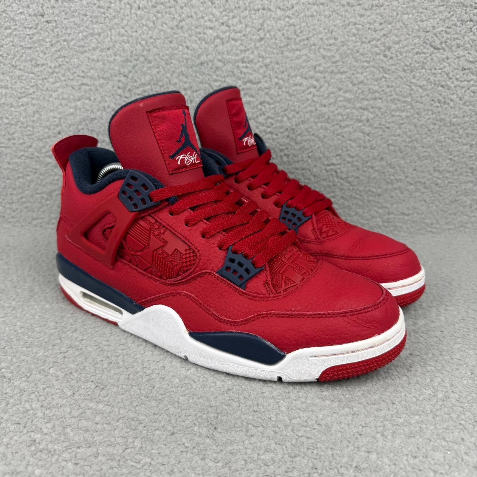 Nike Jordan 4 Men 12 Shoes Red FIBA World Cup Air Retro SE 2019