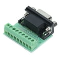 thumbnail image 1 of 9-Position DB9 Female Screw Terminal Breakout Board, RS232 RS485 Interface Adapter with DCD/RXD/TXD/DTR/SG/DSR/RTS/CTS/RI Pin Definitions, Compact 33x25mm Design for Smooth Communication & Easy, 1 of 7