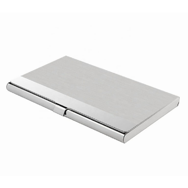 TIKA Slim Metal Business Card Case, Durable Compact Holder for Men and Women - Walmart.com TIKA Slim Metal Business Card Case, Durable Compact Holder for Men and Women - Walmart.com