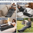 thumbnail image 6 of Hooded Wearable Blanket for Deeper Sleep - Comfort Sleep Sack with Side Pocket & Water-Resistant Bag, 4 Sizes (S-XL) Compression Sleeping Bag for Home Lounging, Camping & Travel, 6 of 7