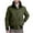 Army Green, variant on zfhfof Men's Shearling Bomber Jacket with Faux Fur Collar Fall Winter Warm Work Cargo Coat Casual Full Zip Stand Collar Outwear