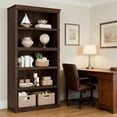 thumbnail image 6 of 5-Tier Bookcase 67'' Tall Wooden Office Bookshelf with Large Open Storage Shelves Modern Farmhouse Bookshelf for Living Room, 6 of 6
