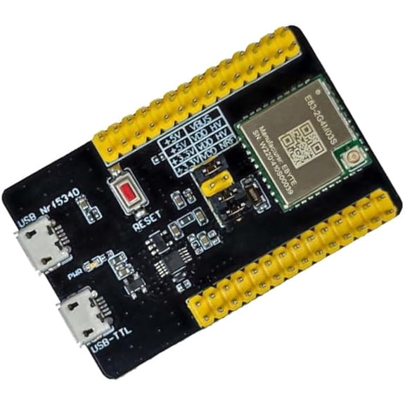 Test Board for 2.4G nRF5340 Wireless RF Module Bluetooth Mesh E83-2G4M03S-TB Lower Power 3dbm BLE5.2 PCB Antenna USB