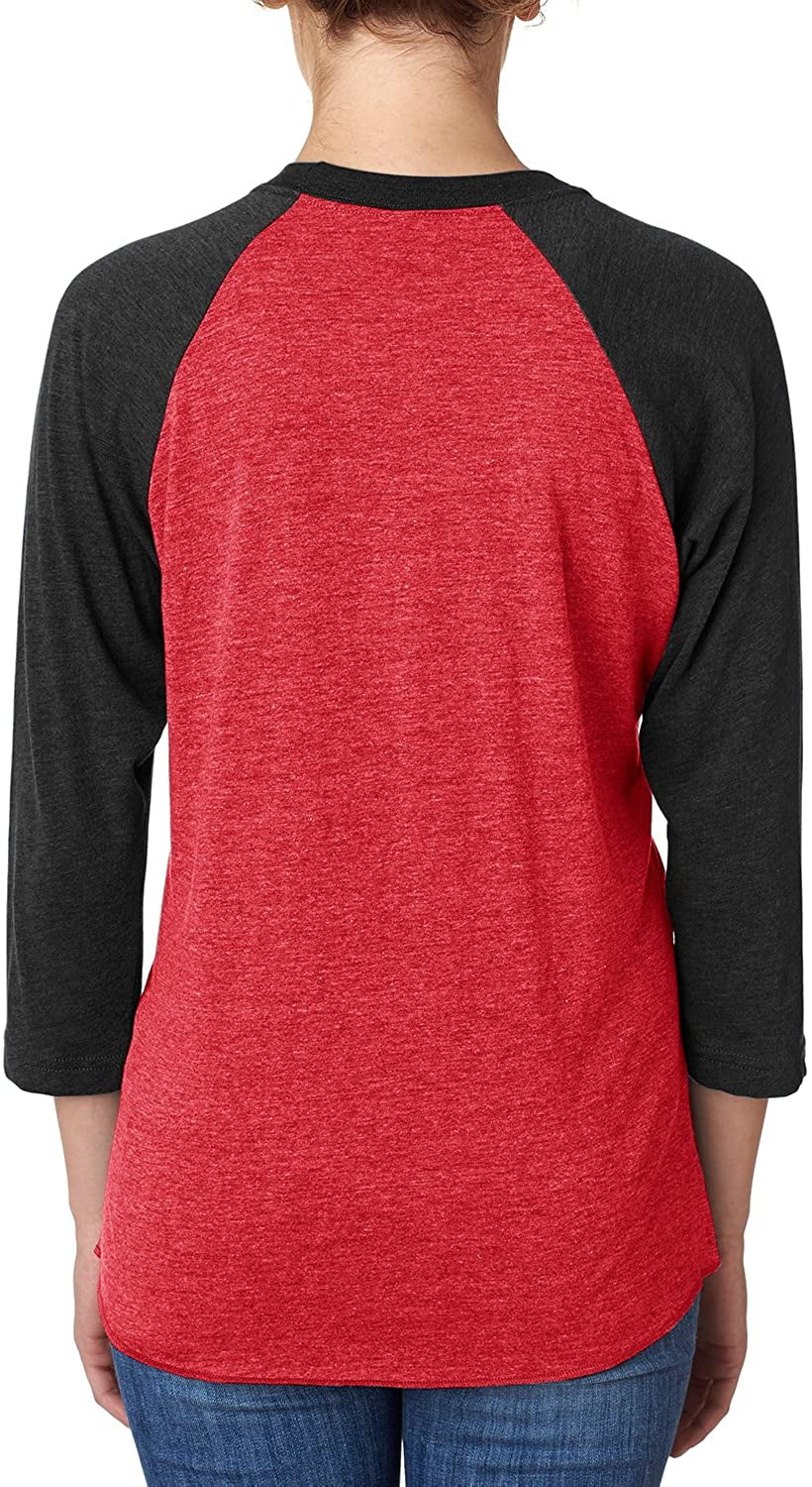 Mens Clementine Tri-Blend 3/4-Sleeve Raglan Tee