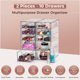 thumbnail image 4 of Sorbus Organizador de Maquillaje Cosmético Acrílico 10 Cajones, Transparente, Apilable, para Joyas y Suministros de Oficina, 2 Pzas, 4 of 6