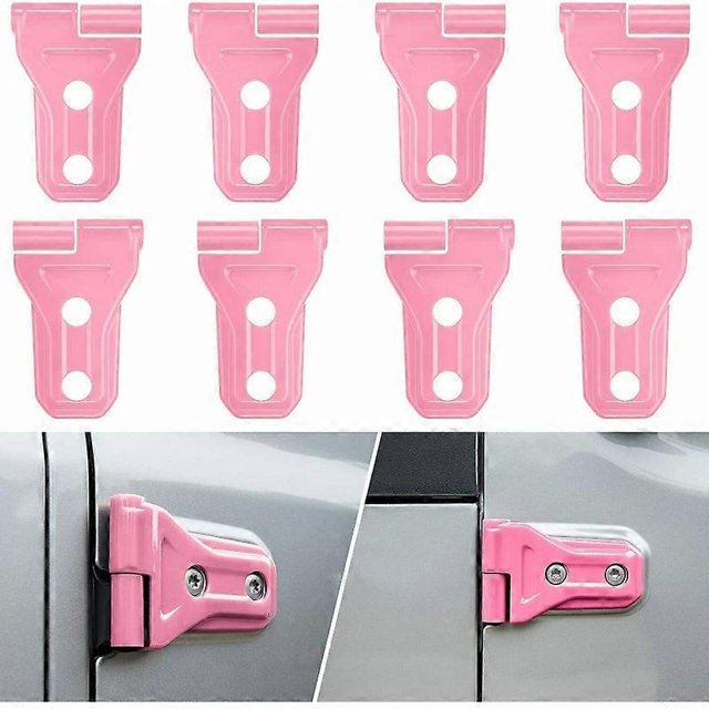 Exterior Accessories For Jeep Gladiator JT Car Door Hinge Protector Trim Cover Stickers Kit For Jeep Wrangler JL + Auto Part