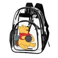 thumbnail image 2 of Winnie The Pooh Clear Backpack Heavy Duty Transparent Bag See Through BookBag for Colleges School Work Festival Sport Travel, 2 of 7
