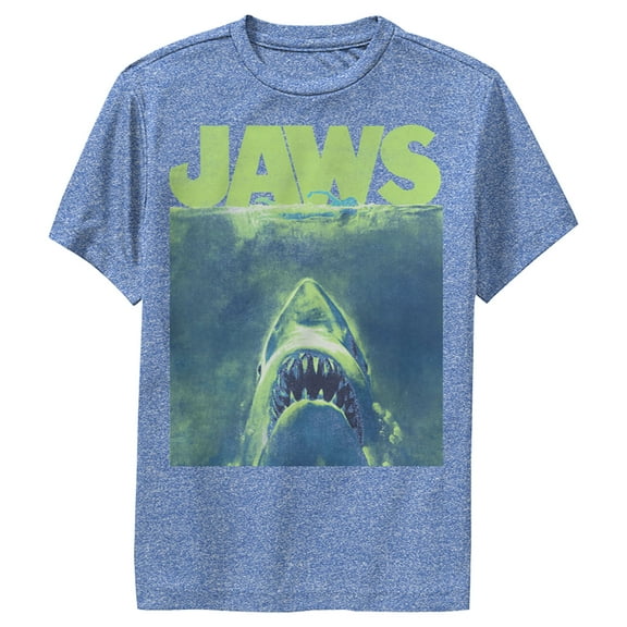 Boy's Jaws Neon Poster Performance Graphic T-Shirt