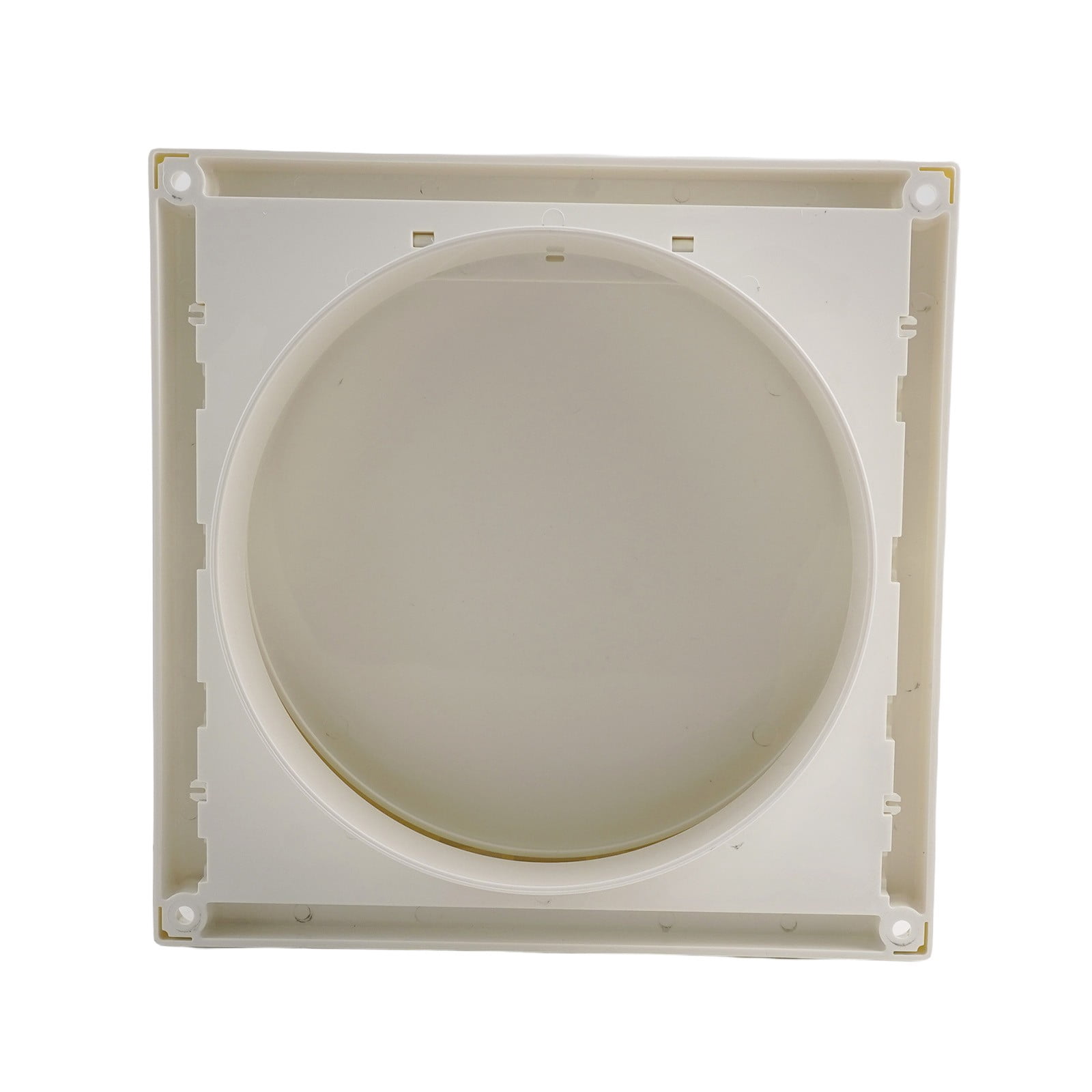 Abs Exterior Wall Ventilation Grille Range Hood Duct Air Outlet With Valve 150Mm Smile Home