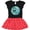 Black & Red with Polka Dots, variant on Inktastic Shakespeare She is Fierce Quote Girls Toddler Dress