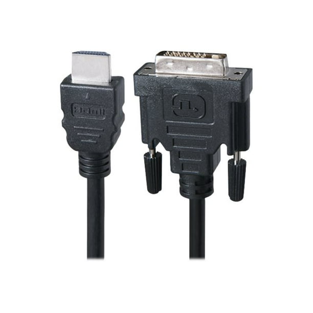 Utilfreds Primitiv spyd Link Depot Male Gold Plated DVI-D Dual Link to High Speed HDMI Cable  1/2/3/5 meters - Walmart.com