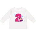 thumbnail image 3 of Inktastic 2nd Birthday Airplane Girls Pilot 2 Year Old Girls Long Sleeve Toddler T-Shirt, 3 of 5