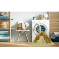 thumbnail image 2 of Ahgly Company Tapis Rond Lavable en Machine Intérieur Transitionnel Sedona Brun, 5 Pieds Rond, 2 of 7