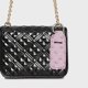 thumbnail image 2 of Ofertas Únicas 1 Pc Encantador Llavero Decorativo de Bolsa con Patrón de Huella para Labial y Perfume Color Rosa, 2 of 5