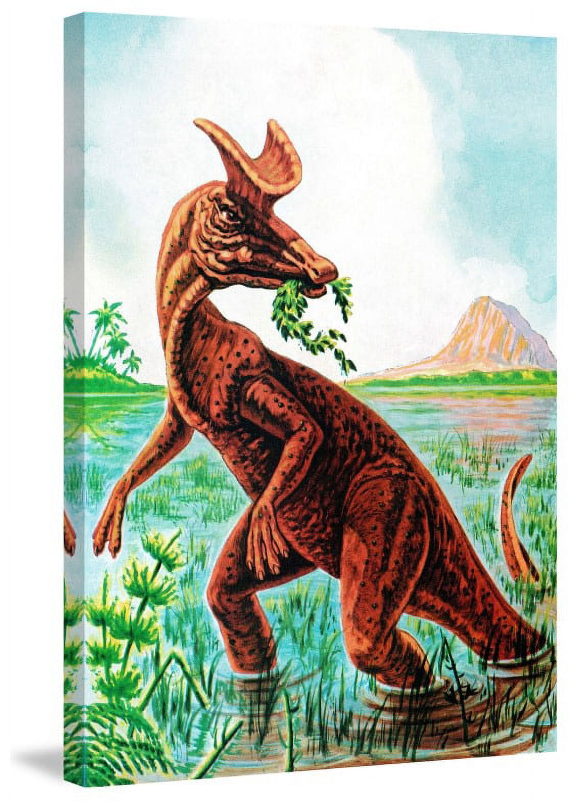 Marmont Hill "Lambeosaurus" by Curtis Painting Print on Canvas