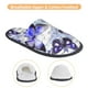 thumbnail image 3 of Balery Butterflies Pantuflas de Casa de Felpa Silenciosas con Diseño Estampado, Zapatillas Cómodas Antideslizantes de Algodón para Interior-Large, 3 of 8