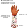 thumbnail image 2 of Guantes de jardinería largos rojos para mujeres y hombres, guante de poda de rosas a prueba de espinas, protección larga para el antebrazo, guantes de trabajo de jardín con palmas y dedos reforzados Excelente Rendimiento, 2 of 5