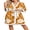 Floral yellow, variant on DreamFish Women's Floral Knit Bathrobe Soft Kimono Style Robe Knee Length Sleepwear with Pockets 3/4 Sleeves