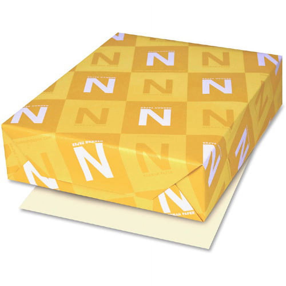 Neenah Paper 01352 8.5 in. x 11 in. 24 lbs. Bond Weight CLASSIC CREST Stationery - Baronial Ivory (500/Ream)