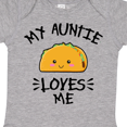 thumbnail image 4 of Inktastic My Auntie Loves Me with Taco Illustration Boys or Girls Baby Bodysuit, 4 of 5